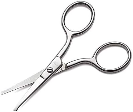 Detalle de LIVINGO 85 Nose Hair Scissors, Rounded Tips, Stainless Steel, Straight Blade