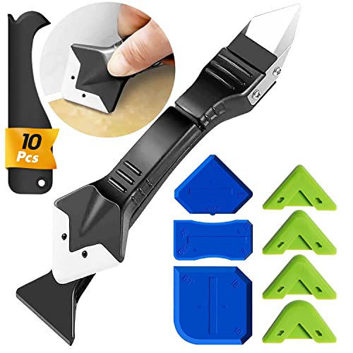 Detalle de FOLAI Aplicador Silicona 3 en 1: Kit de Calafateo para Baño y Cocina