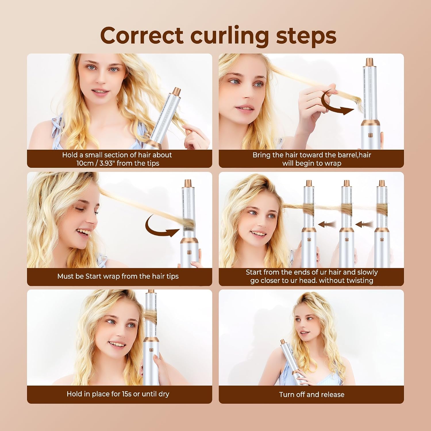 Thumbnail 6 de Airbrush Airstyler 5 in 1 hair styler