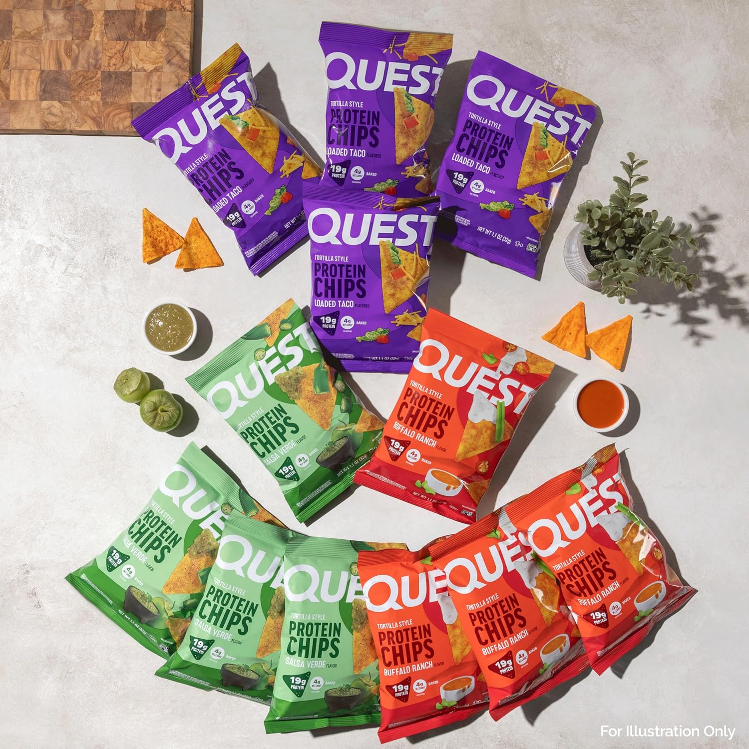 Thumbnail 5 de Quest Nutrition Tortilla Protein Chips, 12-Count Variety Pack