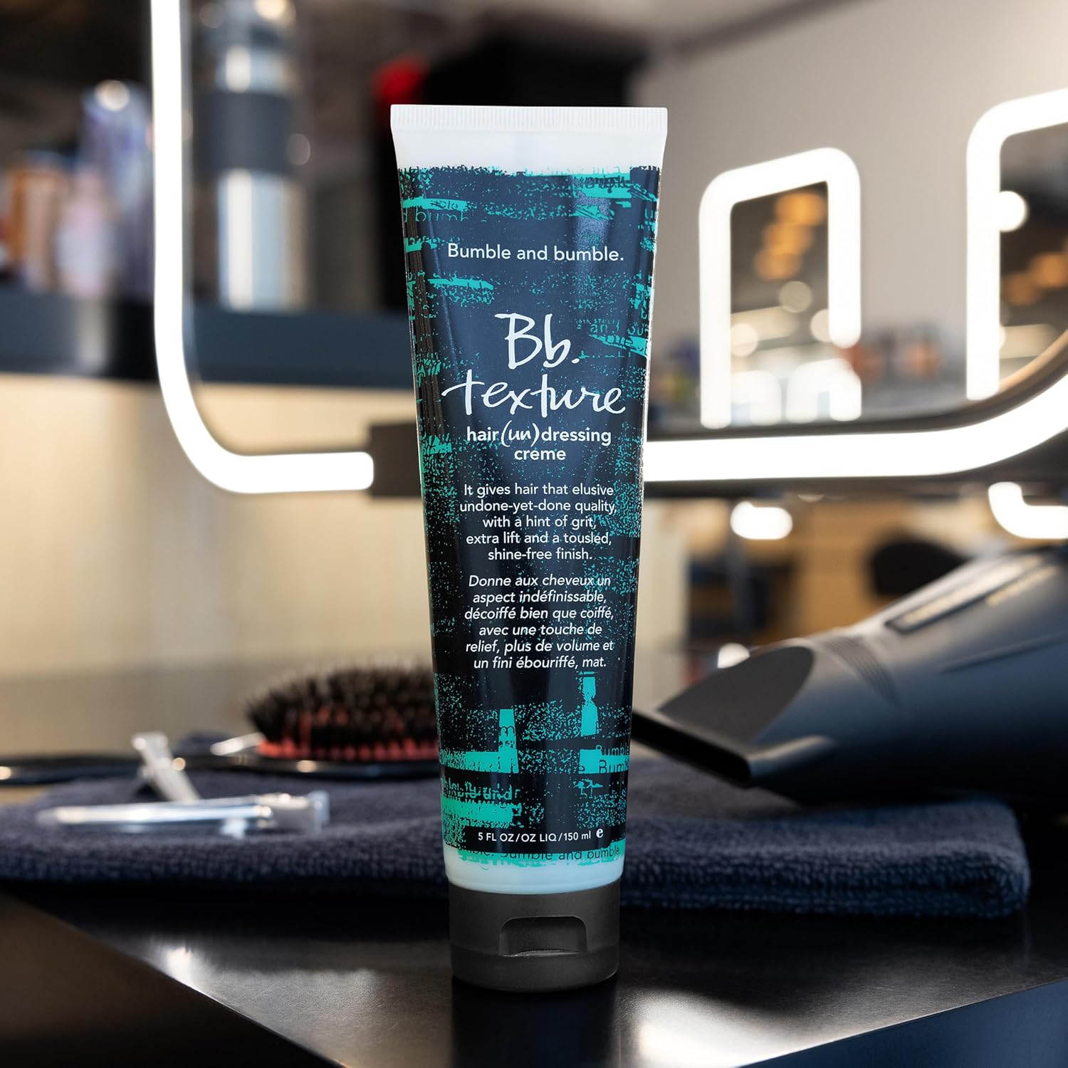 Detalle de Texture Hair Un(dressing) Crème de coiffage de Bumble and bumble. Texture Hair — Crème coiffante fini mat pour cheveux bouclés, ondulés ou lisses, 150 ml