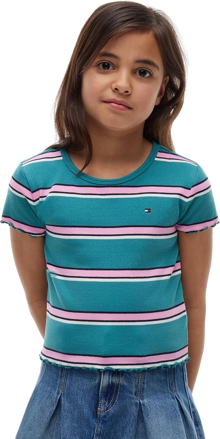Detalle 2 de Tommy Hilfiger Altri Top Bambine e Ragazze: conforto e stile per ogni giorno