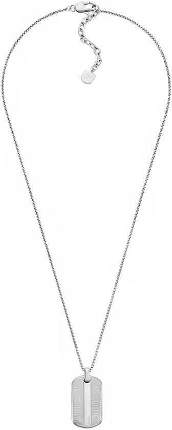 Thumbnail 6 de FOSSIL JF03996040 : collier pour homme vintage casual en acier inoxydable argenté