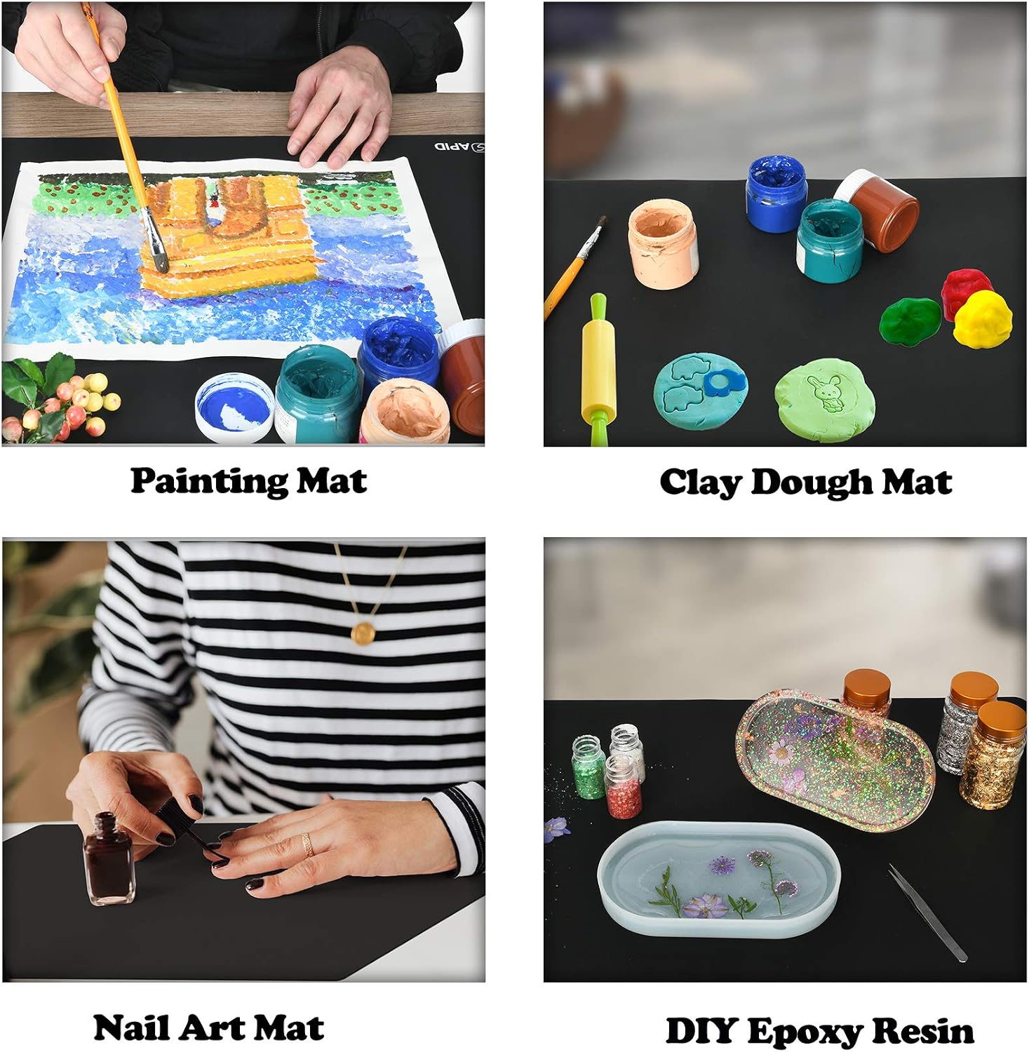 Detalle 2 de Sapid Silicone Craft Mat, 15.7 x 23.6 in