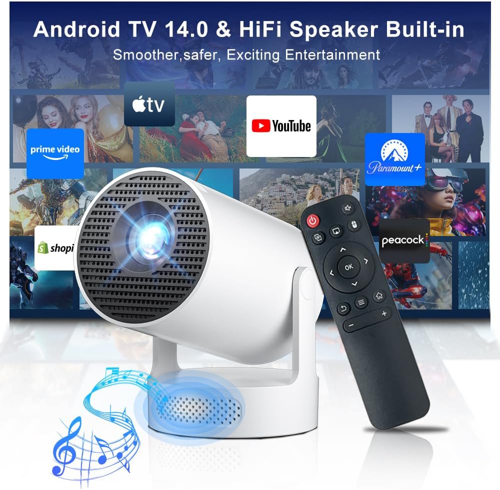 Thumbnail 3 de Salange HY300 Ultra Mini Projector 300 ANSI lumens 📽