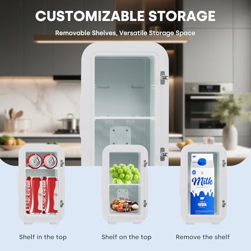 Thumbnail 6 de Enventor 6L Mini Fridge: Portable Cooler and Warmer with AC + 12V DC