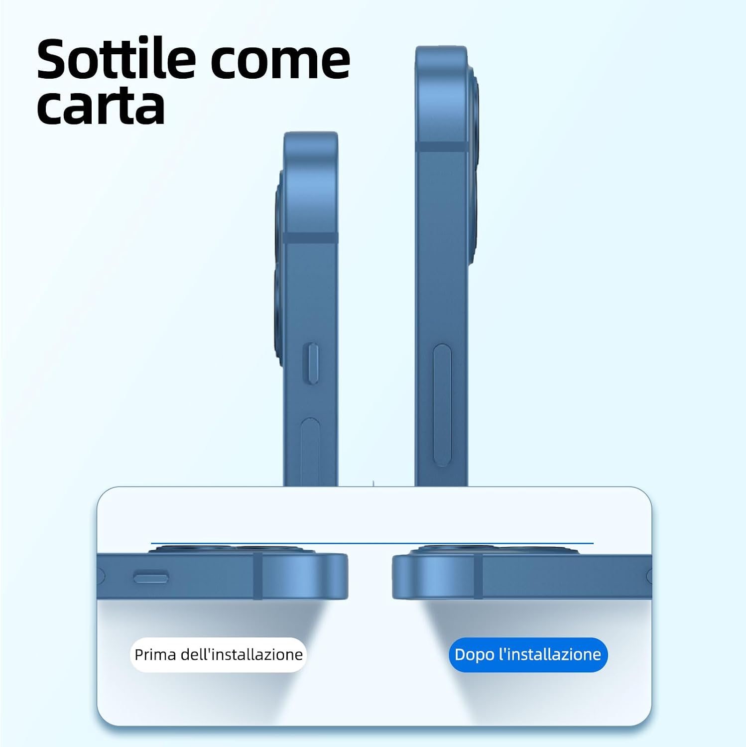Thumbnail 4 de NEW'C iPhone 13 Pellicola 0,33 mm 4 pezzi