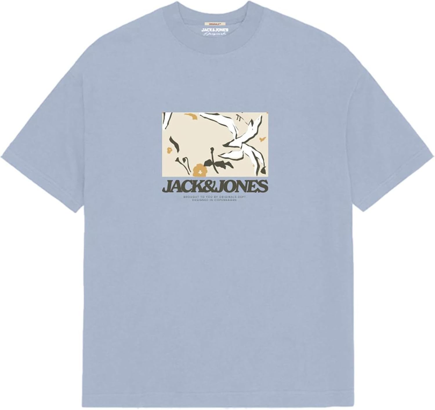 Detalle 2 de Jack & Jones Jortavira AOP Tee SS Crew Neck Fst Uomo