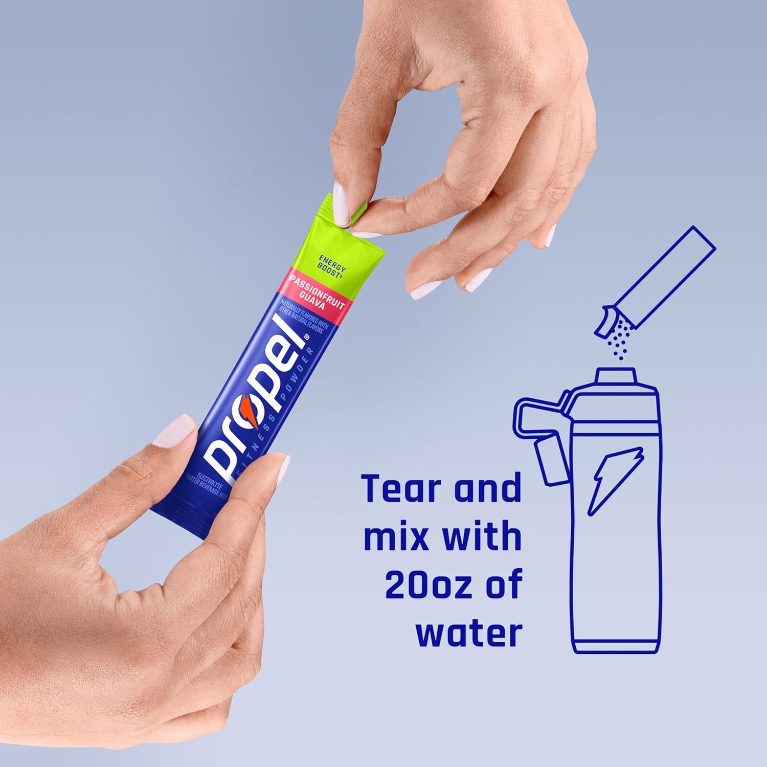 Detalle 2 de Propel Electrolyte Powder 96 Servings