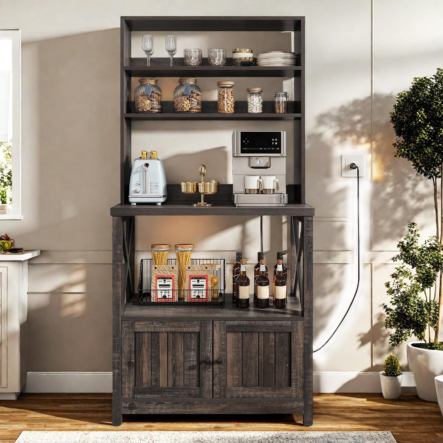 Detalle 2 de YITAHOME Kitchen Bakers Rack 5-Tier