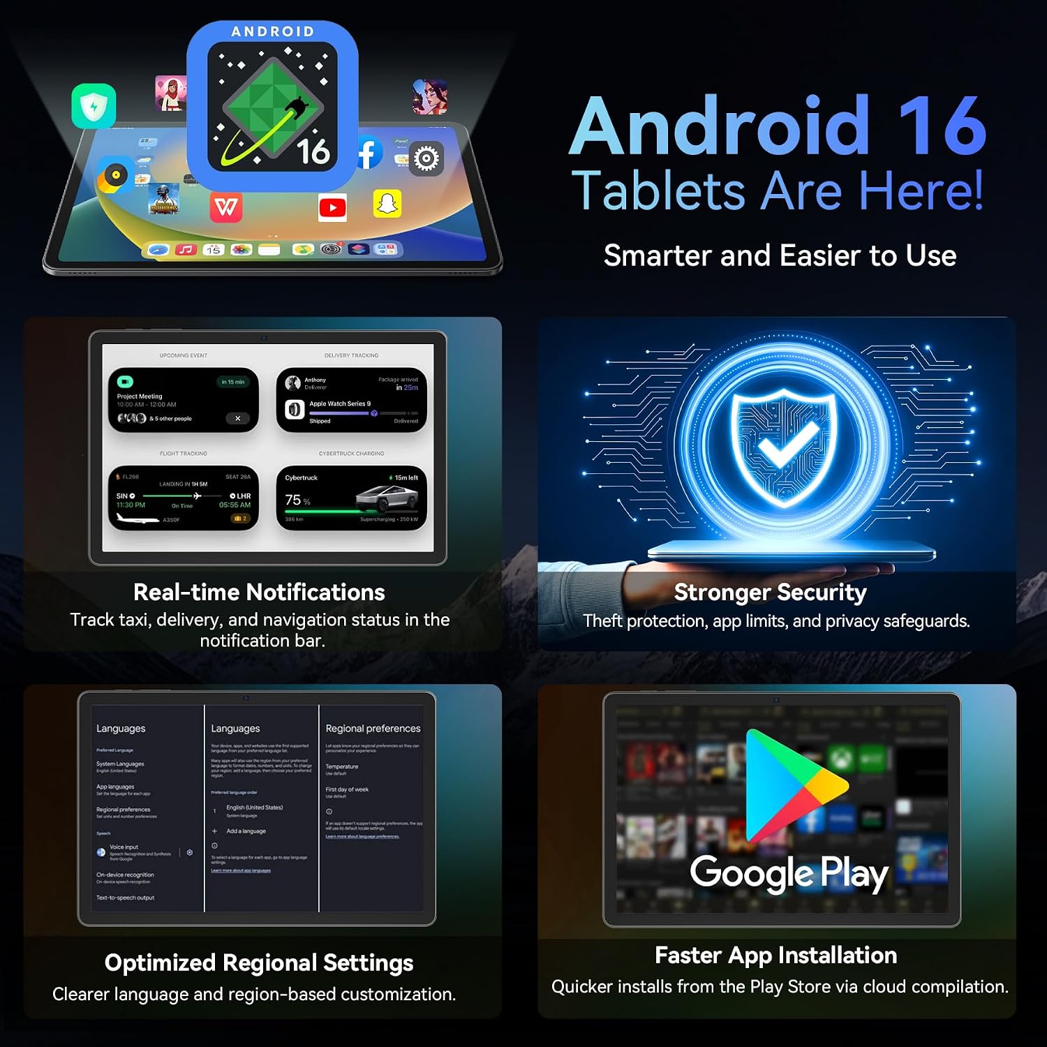 Detalle 2 de TABWEE Tablet 2026 Android 16 11 Inch