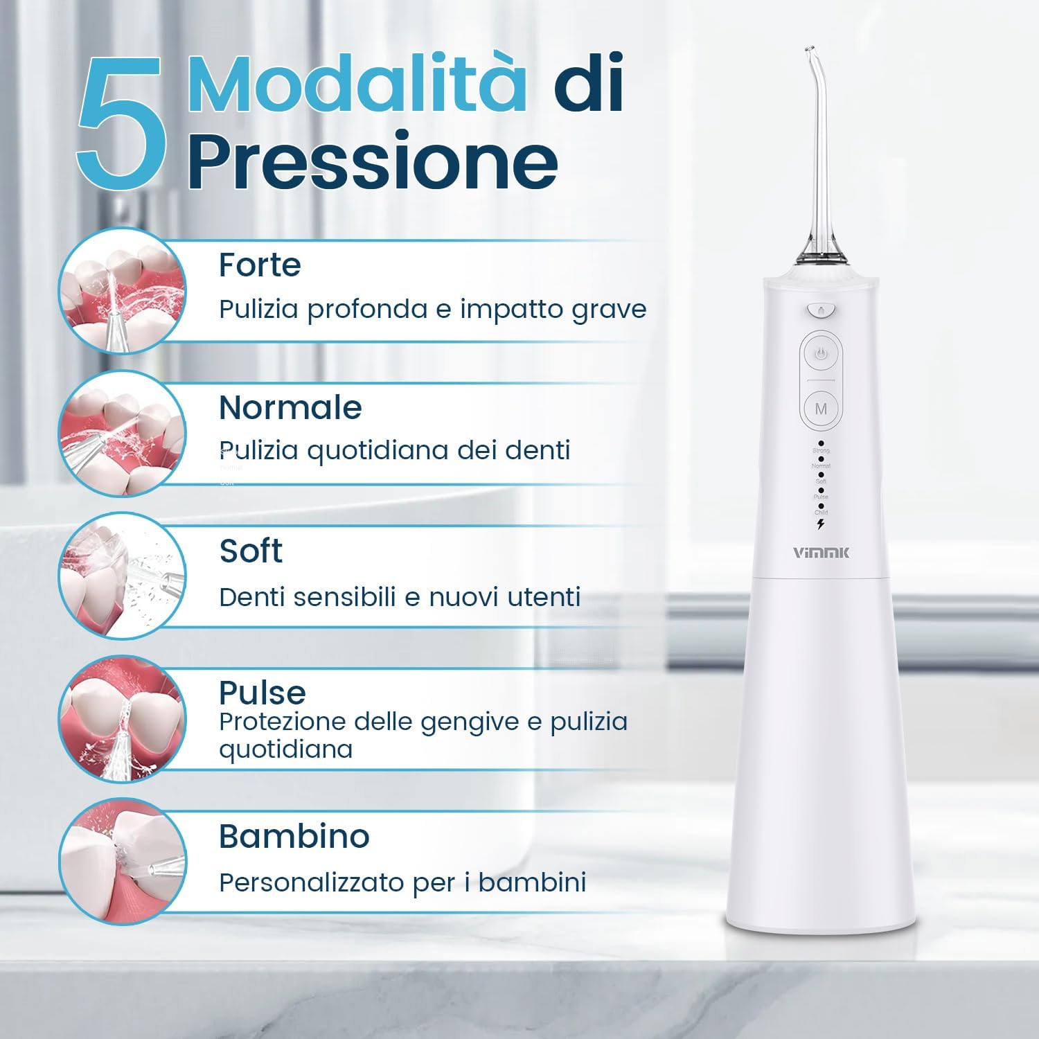 Thumbnail 1 de Vimmk Idropulsore Dentale Portatile Senza Fili