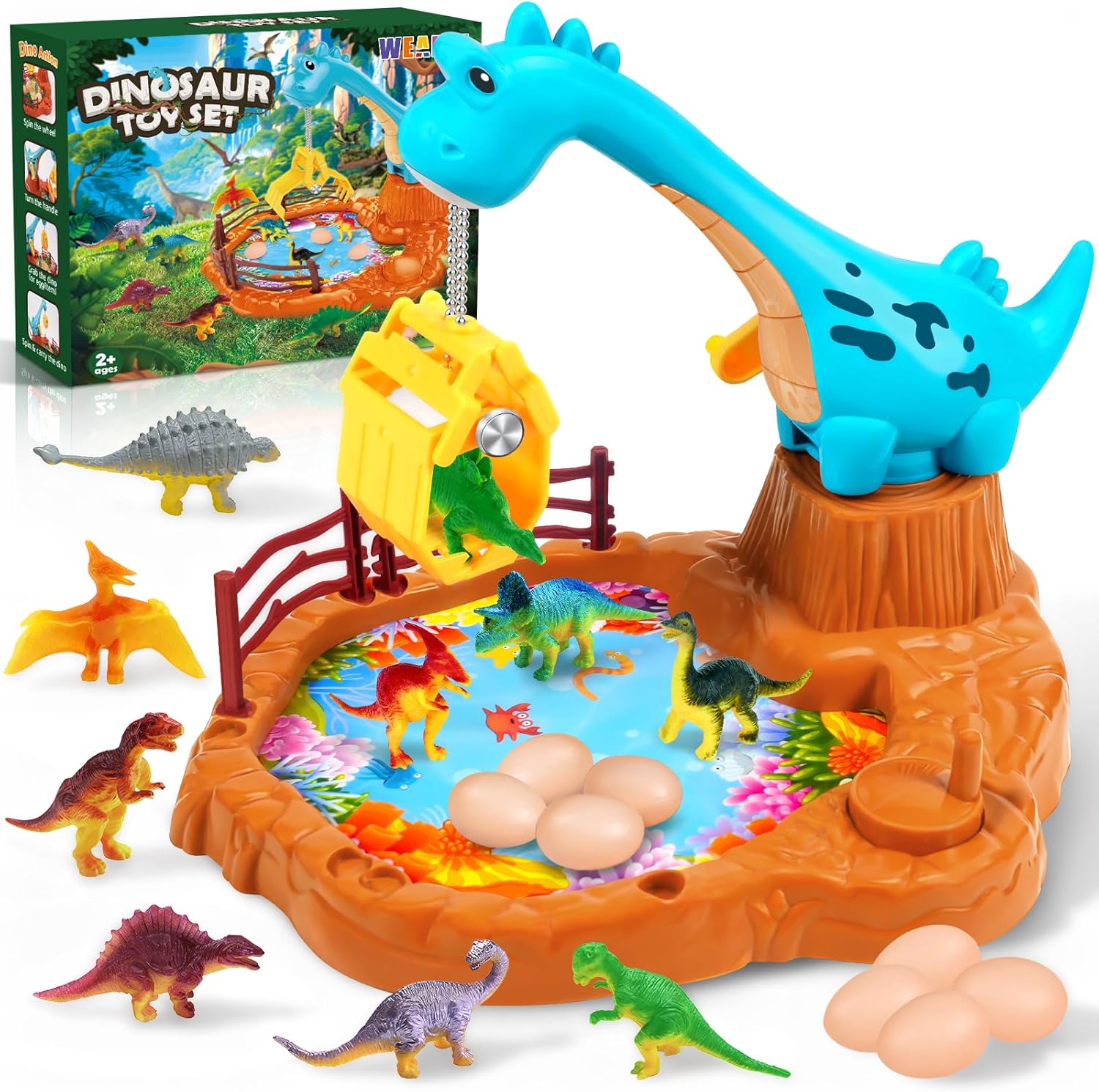 Detalle de WEARXI Dinosaur Grab Toy Set for Kids