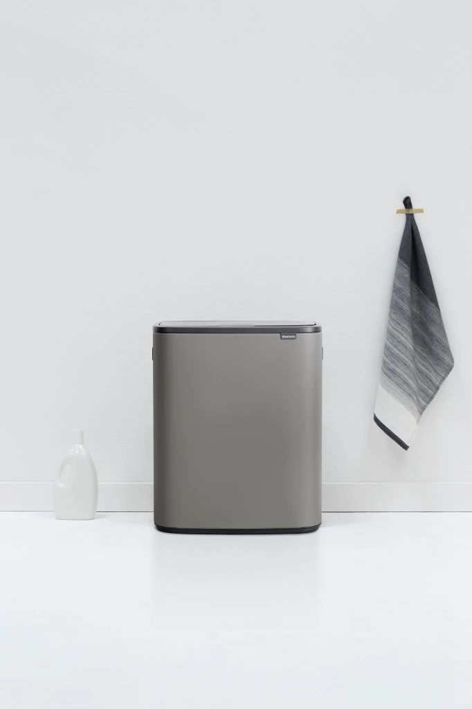 Thumbnail 12 de Brabantia Bo Touch Bin 60 L Mineral Concrete Grey 🗑