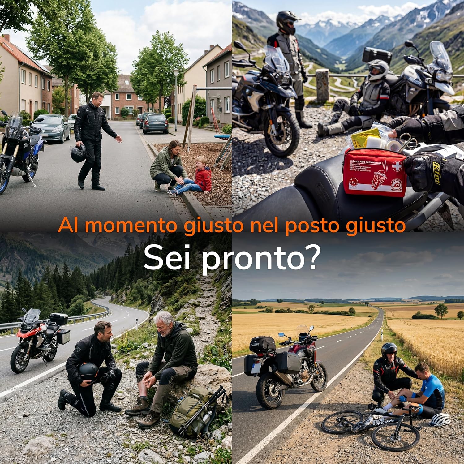 Detalle de Upgrade4cars Kit Primo Soccorso Moto 2026 DIN 13167 – Omologato per viaggiare in Europa