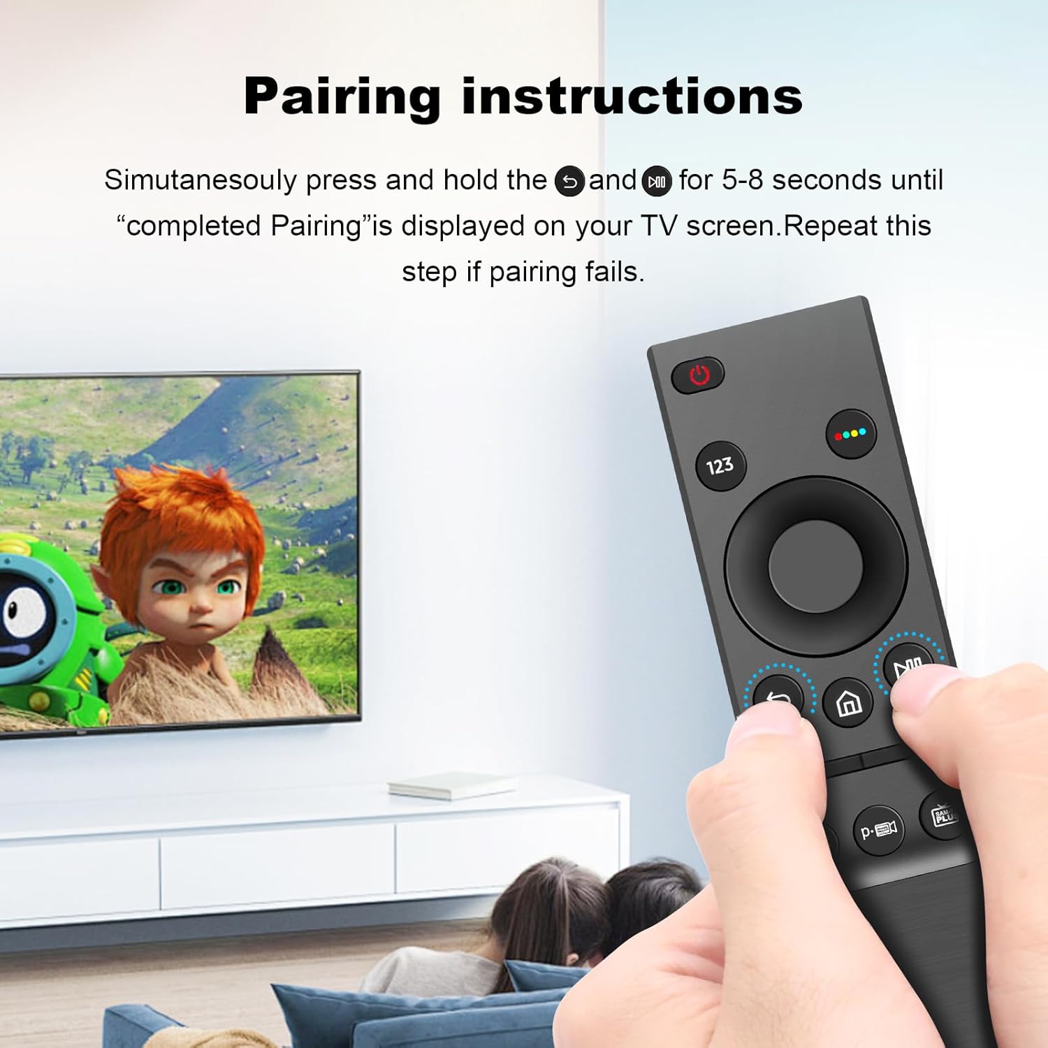 Thumbnail 5 de Télécommande de remplacement BN59-01358B Wowfast pour TV Samsung Smart (Netflix & Prime Video)