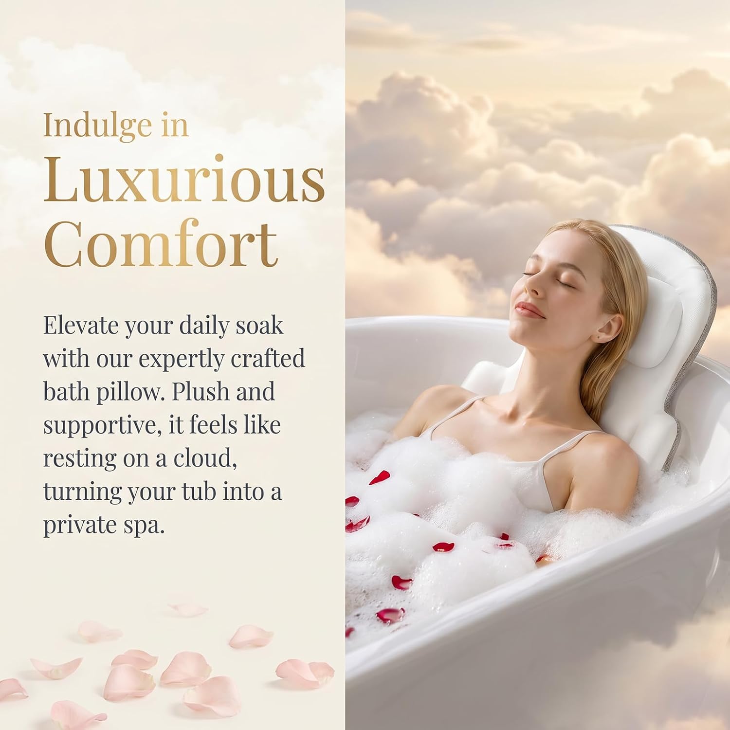 Detalle de Full Body Bath Pillow 51" x 16