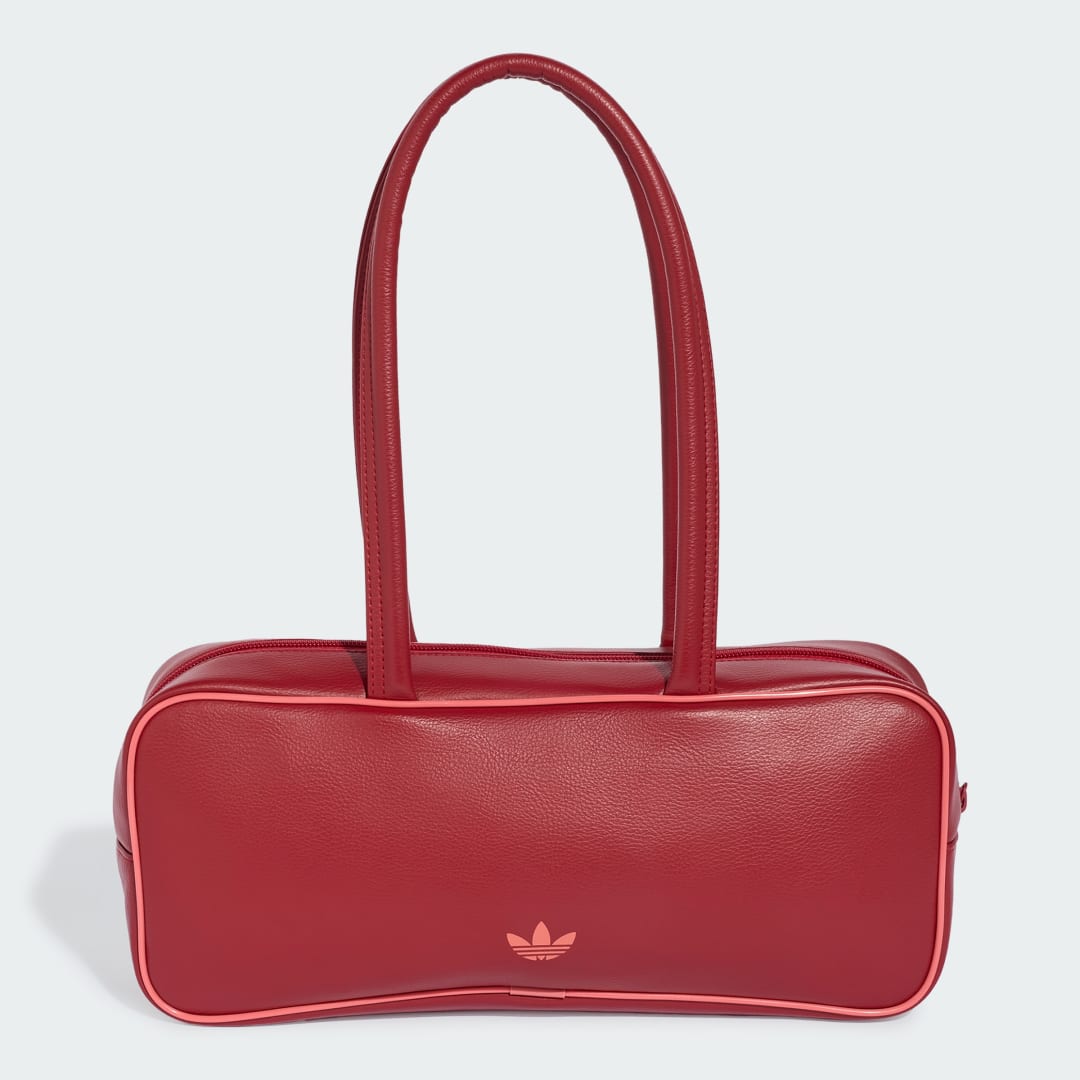 Detalle de BOLSO ADICOLOR ELONGATED AIRLINER de Adidas — burgundy, práctico para diario y viajes cortos