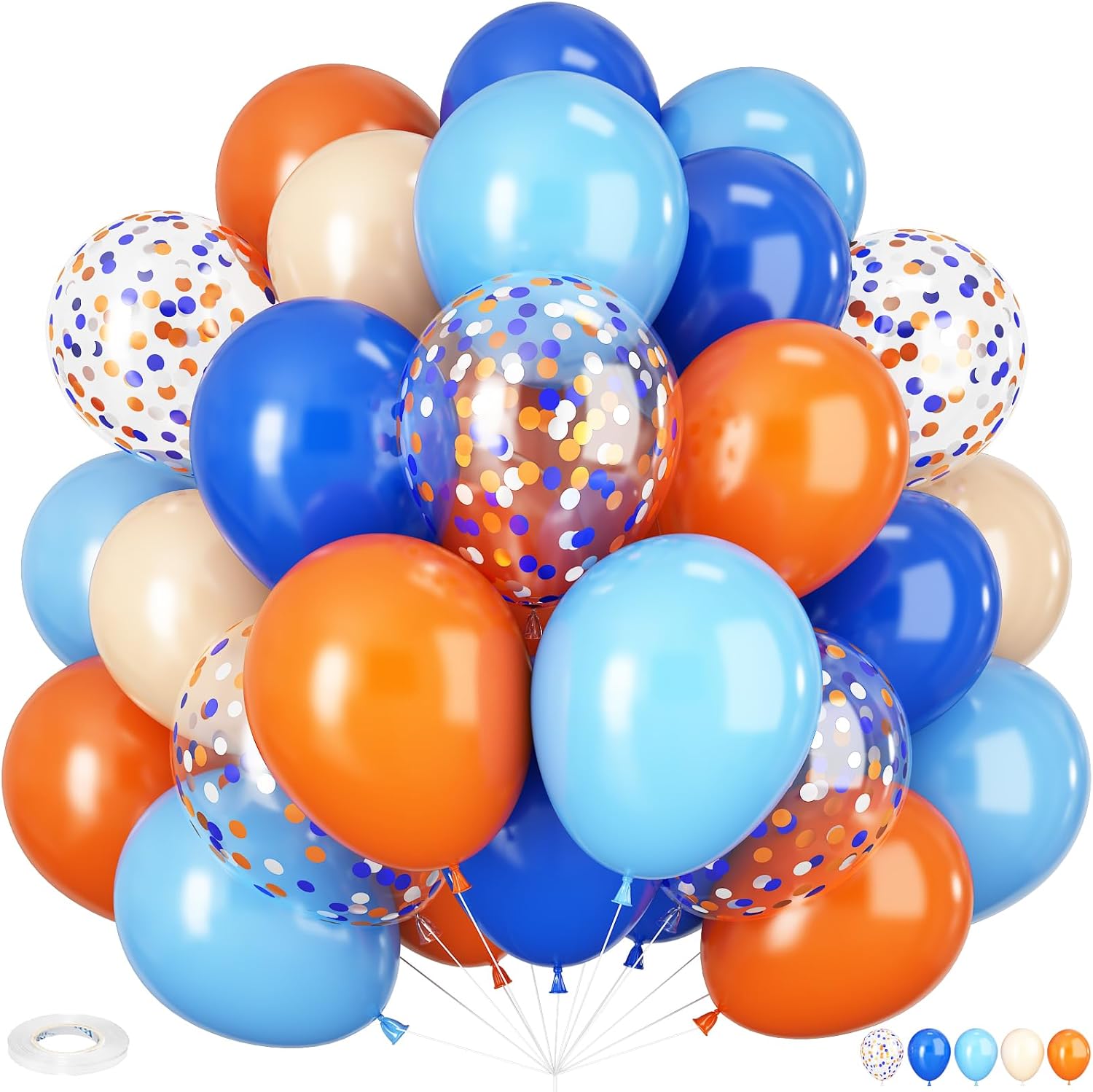 Thumbnail 5 de HILAVO Cow Print Balloons – 12-Inch Cowboy Theme Latex Assortment (35 pcs) for Rodeo, Baby Shower, Farm & Western Parties