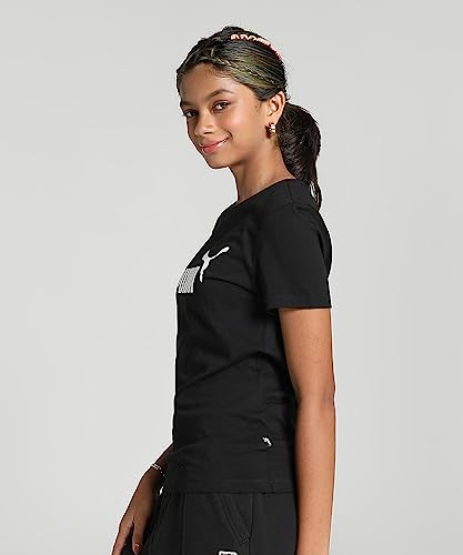Thumbnail 1 de PUMA ESS Logo Tee G Niñas - Camiseta Negra
