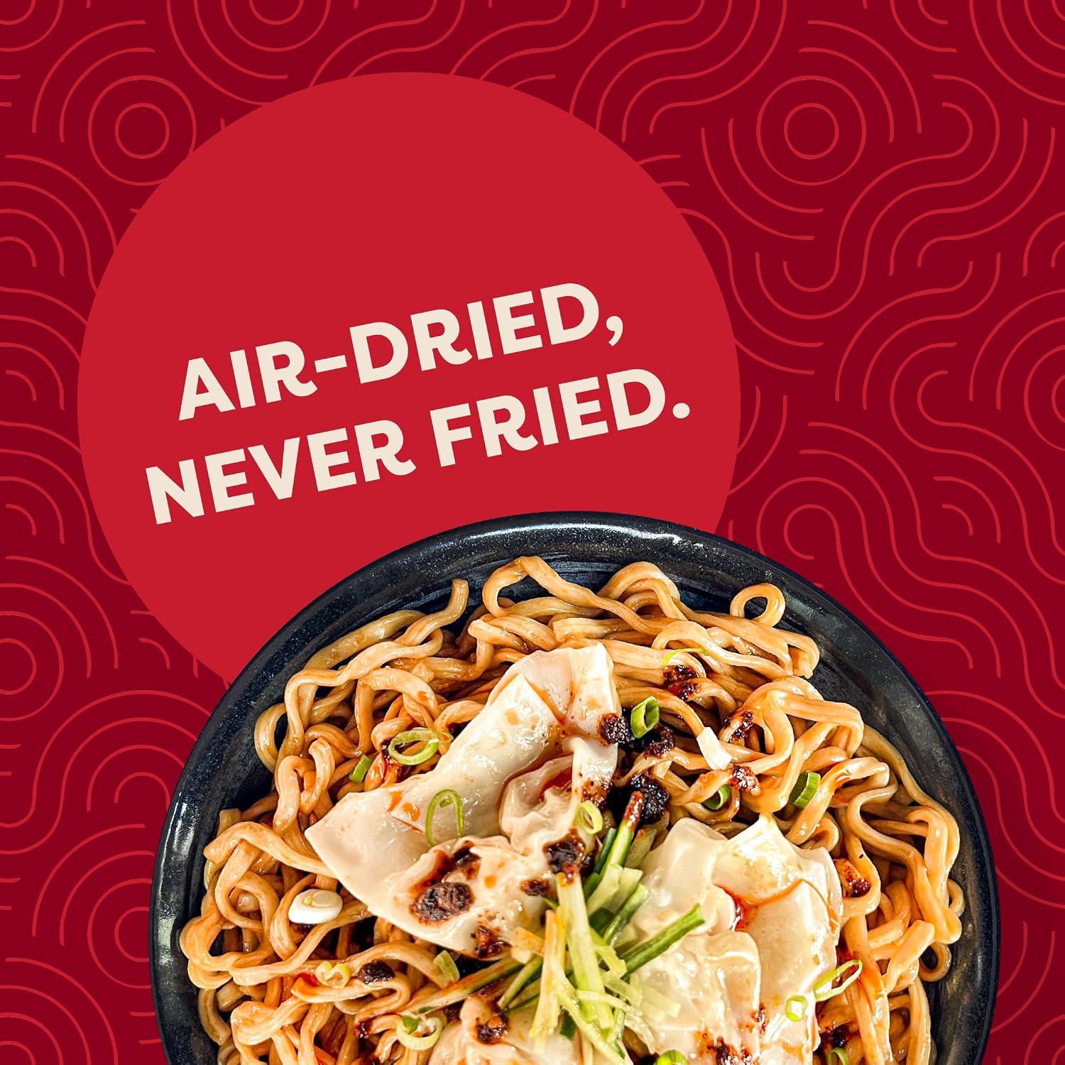 Detalle 1 de A-Sha Meteor Noodles with Danzai Sauce, 12-Pack Air-Dried Taiwanese Ramen