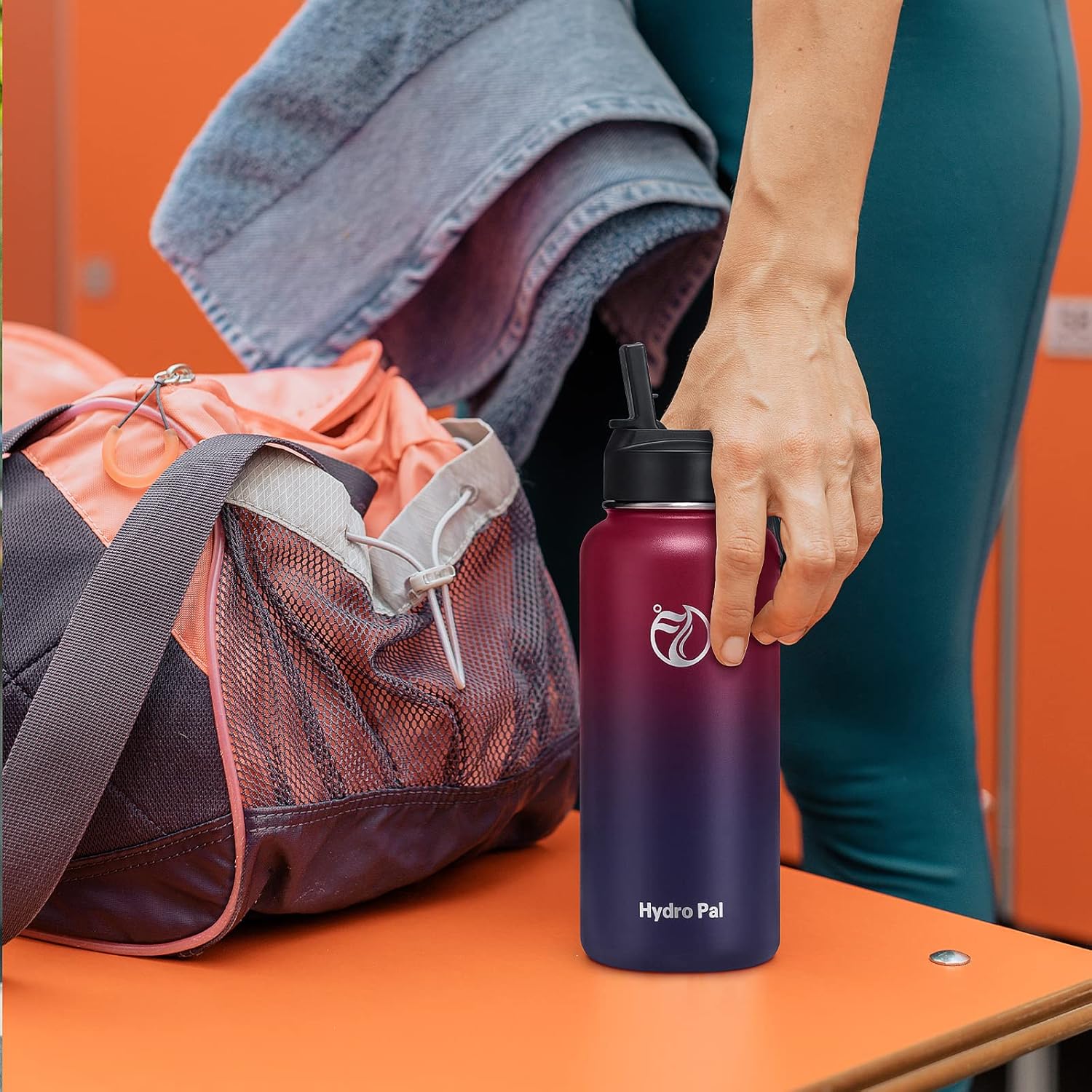 Thumbnail 6 de HydroPal HydroPal Vacuum Insulated Stainless Steel Water Bottle (1.9L/1.2L/1L/750ml/500ml) with 2 Lids