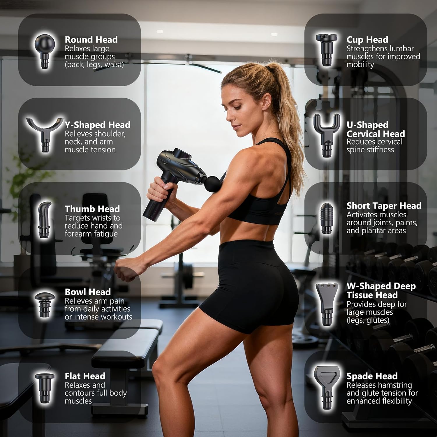 Thumbnail 2 de Massage Gun Deep Tissue percussion massager