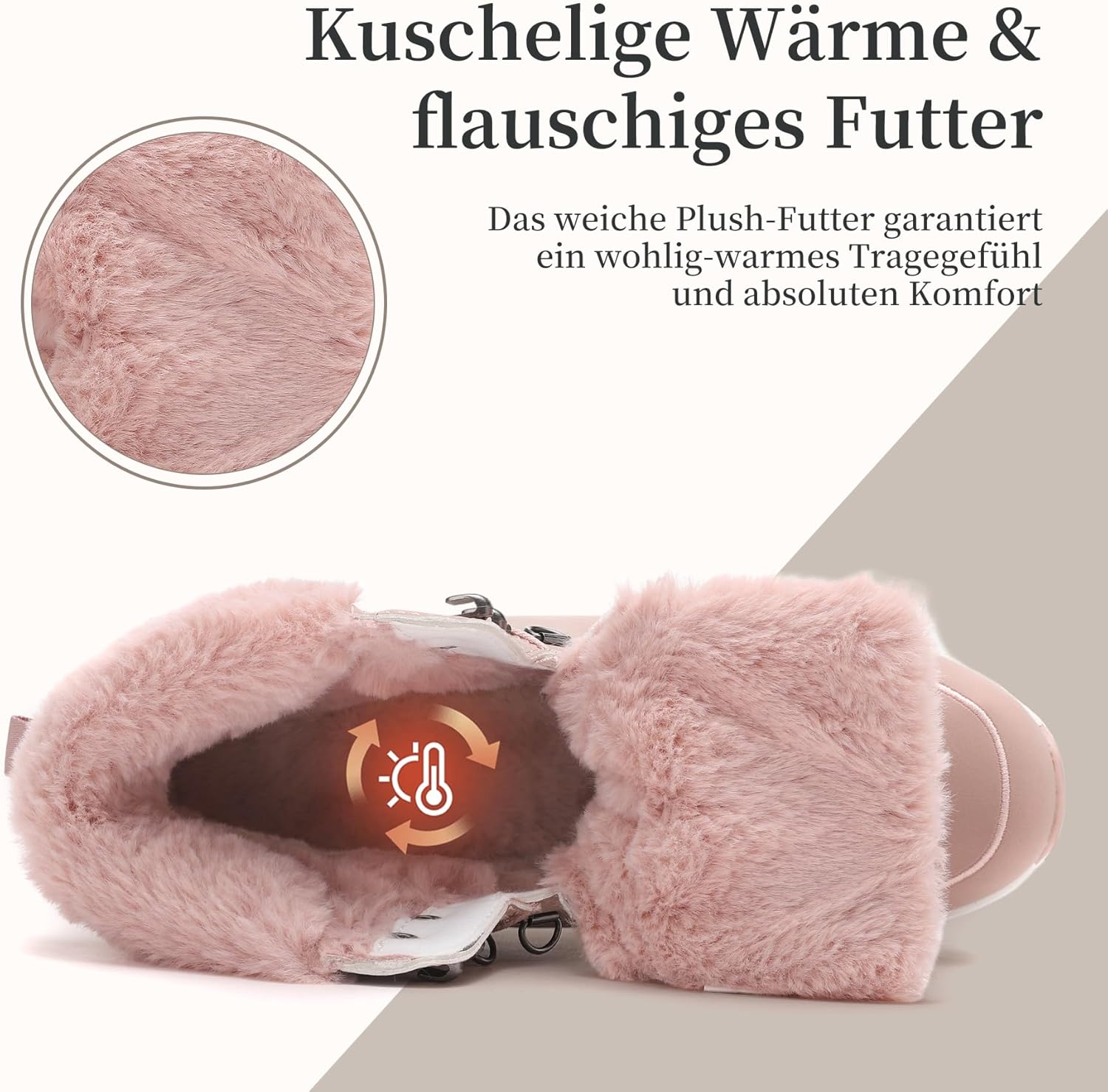 Thumbnail 5 de Cenlynn Damen Winterschuhe: Gefütterte Schnee-Wanderschuhe für Outdoor und Alltag