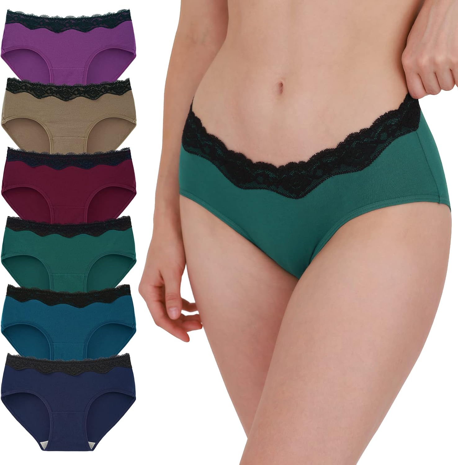 Thumbnail 6 de INNERSY Cotton Lace Underwear for Women