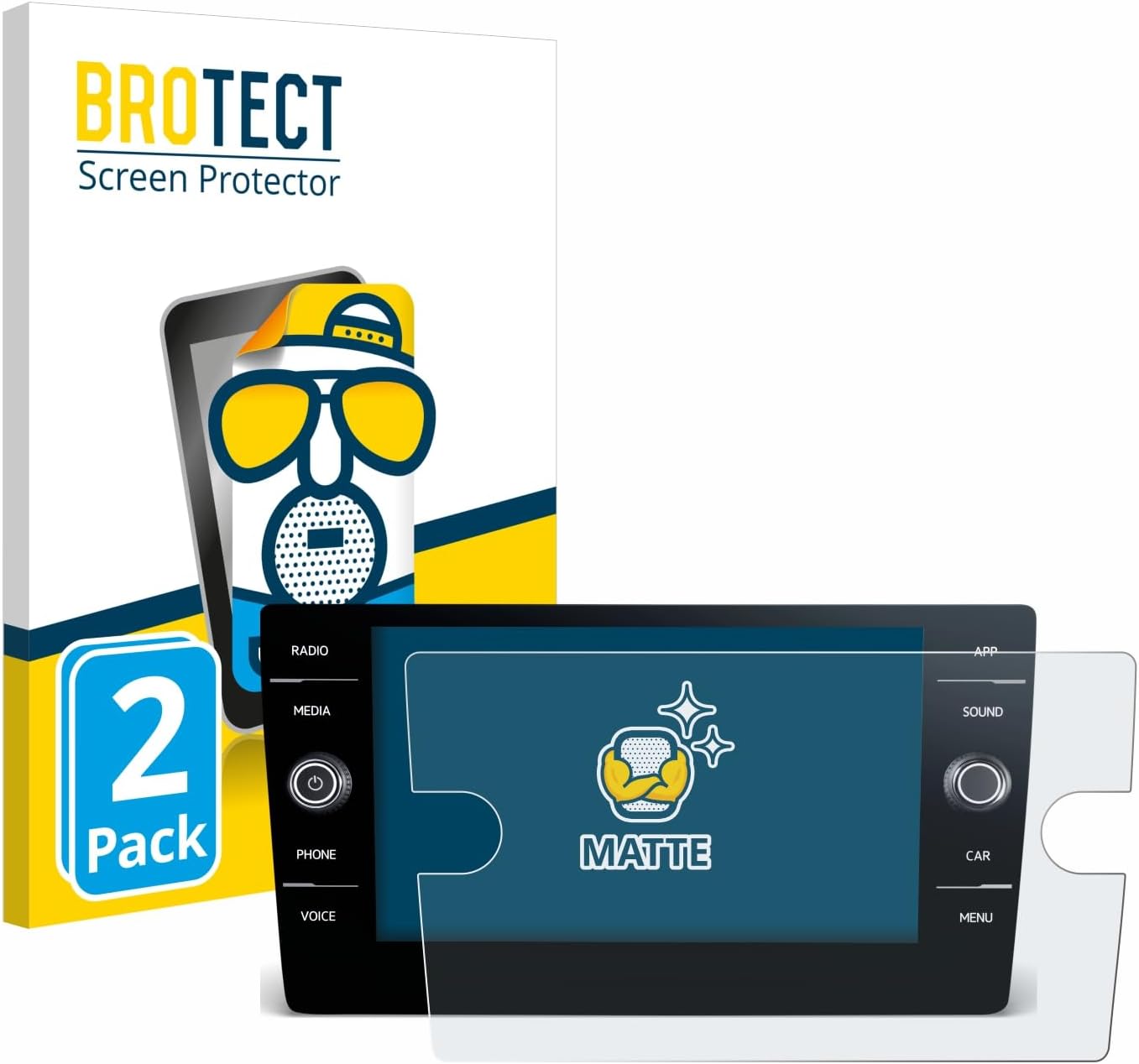 Detalle de brotect Pellicola Protettiva 8" Discover Media