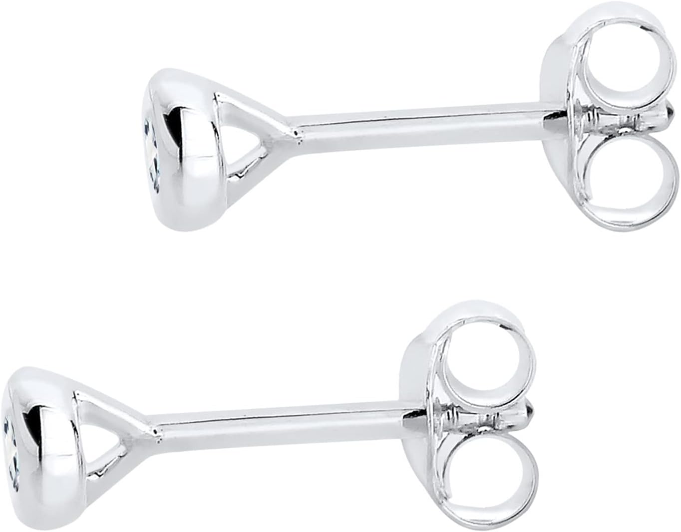 Detalle 1 de Elli DIAMONDS Ohrstecker 0,06 ct Silber