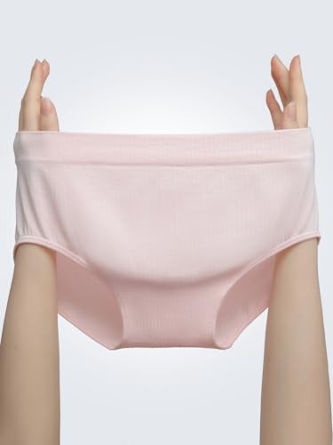 Thumbnail 4 de Channo Bragas de Algodón y Bambú para Mujer – Talle Alto, Sin Costuras, Pack Multicolor XL
