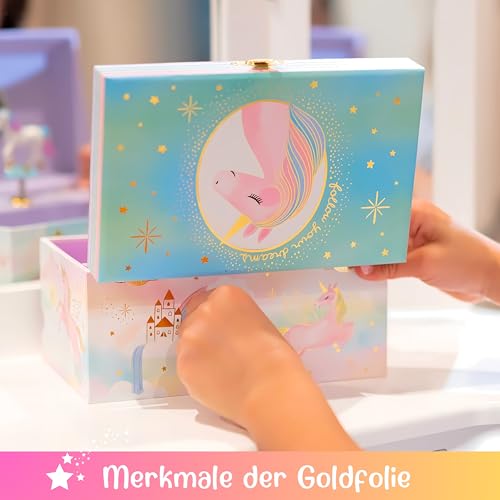 Thumbnail 7 de Giggle & Honey Schmuckkästchen Mädchen Musik Box & Einhorn – Magische Einhorn-Spieluhr mit Schmuckkasten