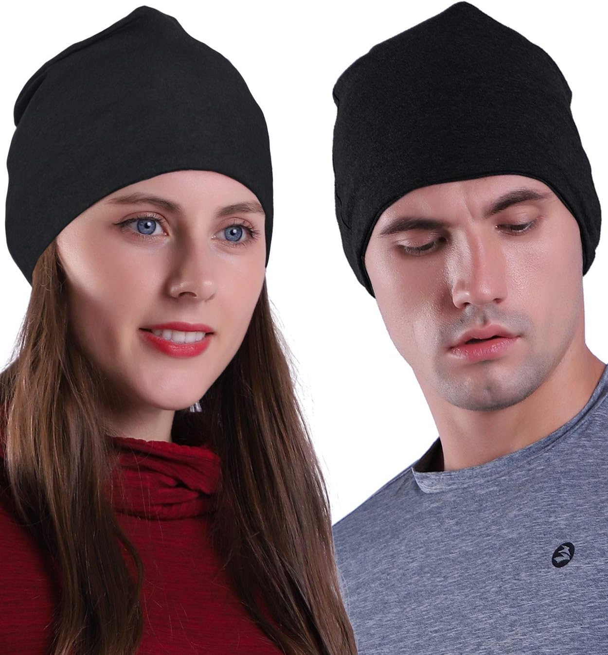 Detalle de EMPIRELION 9" leichte multifunktionale Running Beanie / Skull Cap als Helmfutter (UPF 30) für Damen & Herren