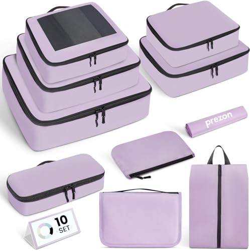 Prezon Cubes de rangement valise, lot de 10 ⚙
