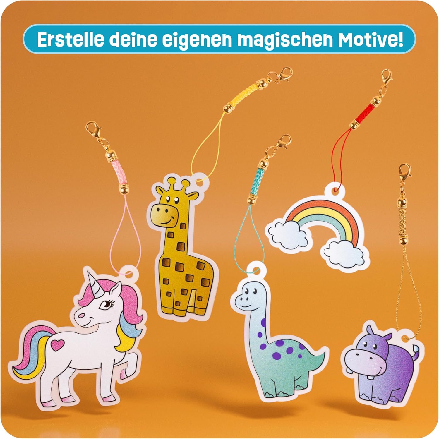 Thumbnail 2 de Smowo® Schrumpffolien-Set mit Schlüsselanhänger – 10 Stück schrumpfende Folie im A4-Format (matt transparent)