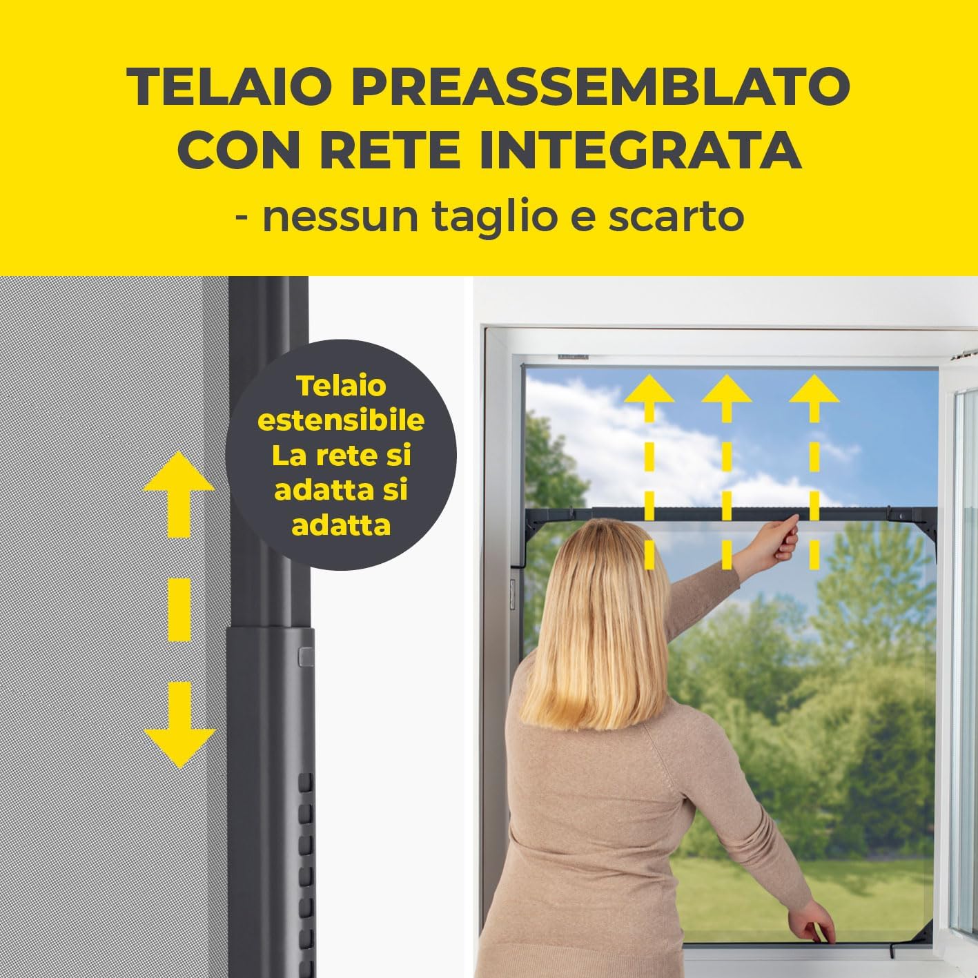 Detalle 2 de EASYmaxx EASYmaxx zanzariera telescopica