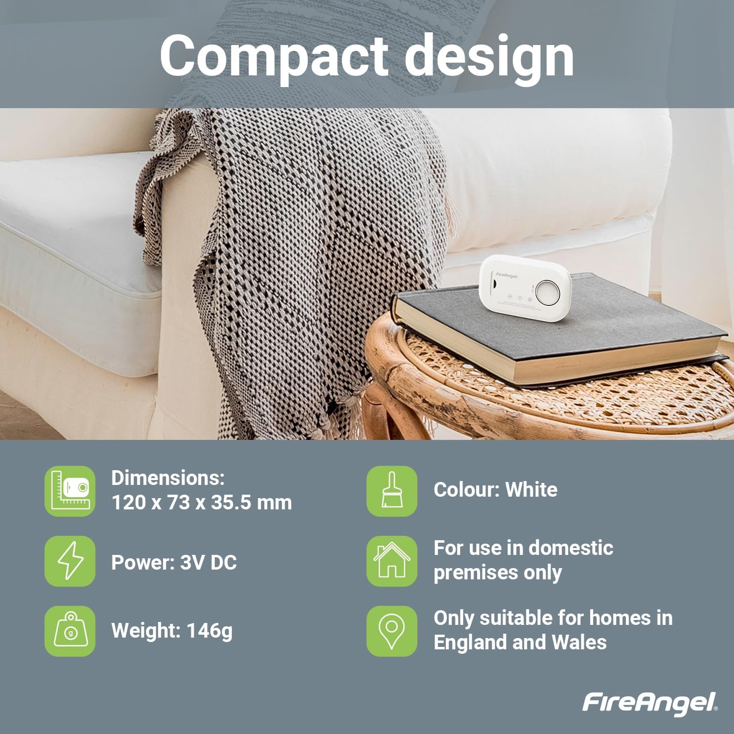 Thumbnail 5 de FireAngel FA6813 Carbon Monoxide Alarm