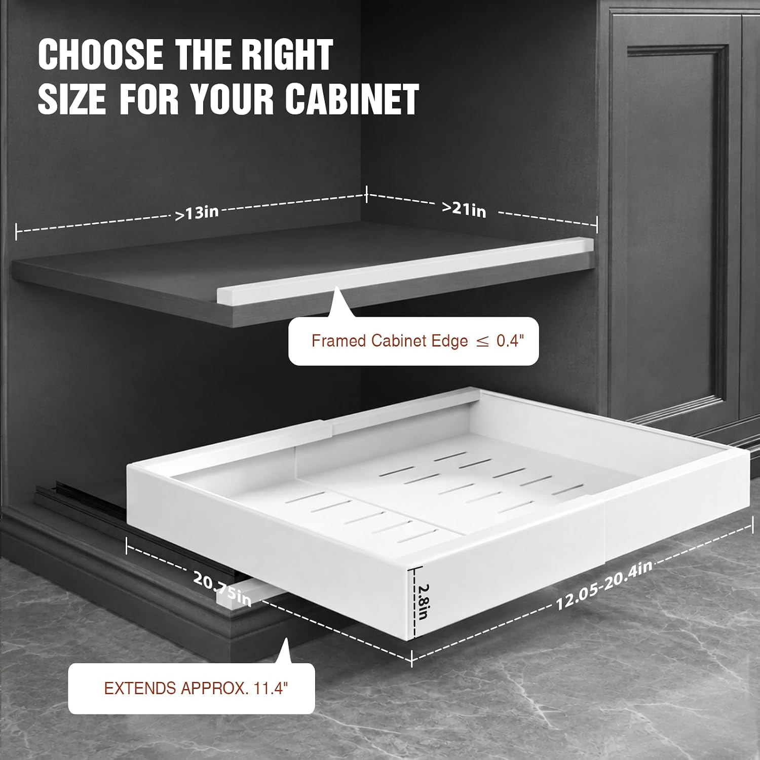 Thumbnail 2 de Seinloes Expandable Pull Out Cabinet Organizer