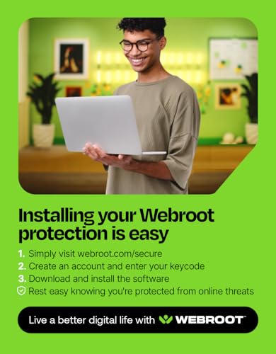 Thumbnail 7 de Webroot Internet Security Complete (5 Devices, 1 Year) — Lightweight, Cloud-Driven Antivirus with Password Manager