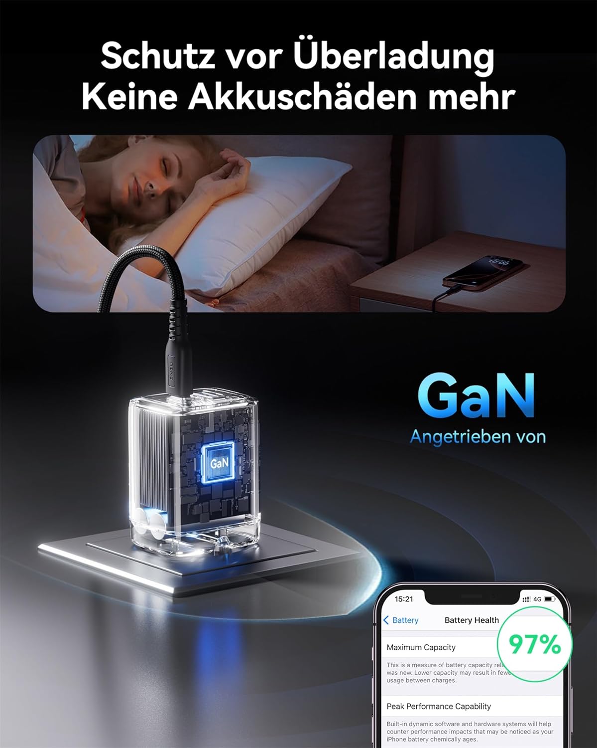 Thumbnail 5 de INIU 30W USB-C Ladegerät (2er-Set) mit GaN & Kabel – für gleichzeitiges Laden von zwei Geräten