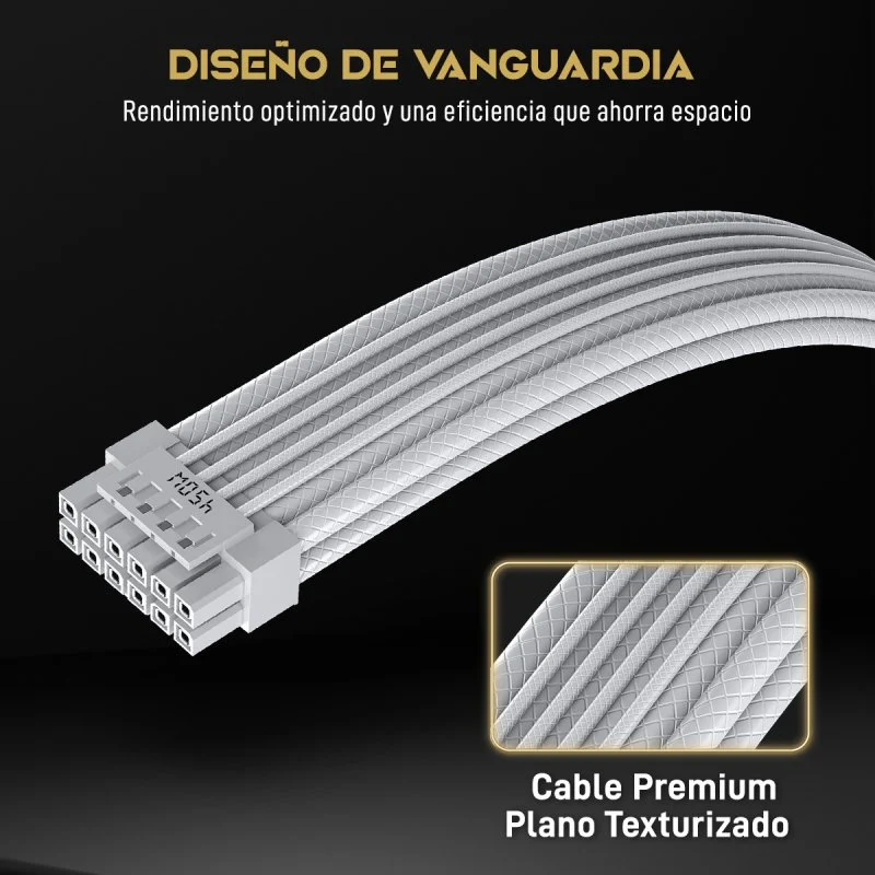 Detalle de forgeon Reactor 850W fuente ATX 3.1 850W