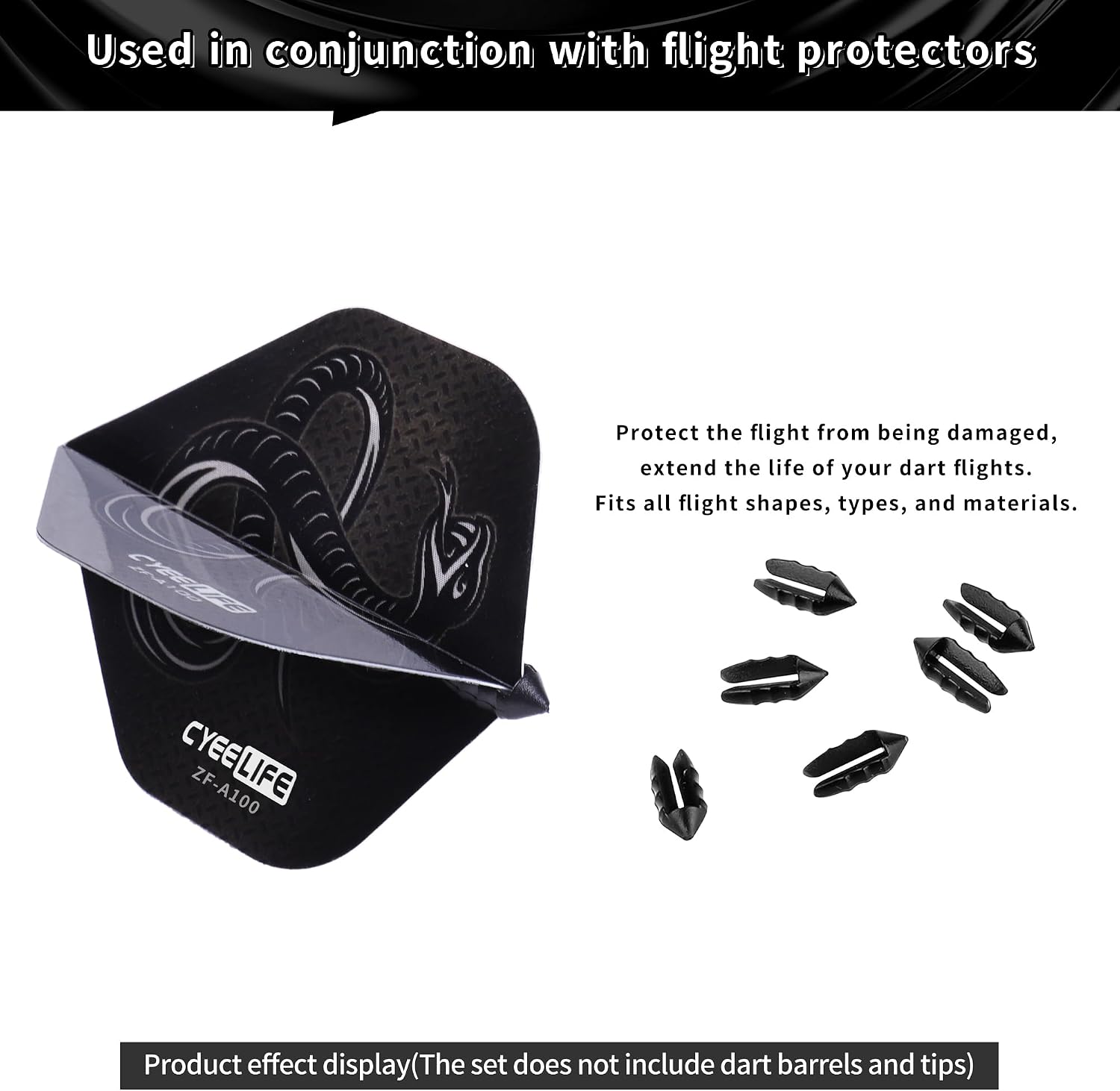 Thumbnail 3 de CyeeLife Standard Dart Flights 90 pcs dart flights
