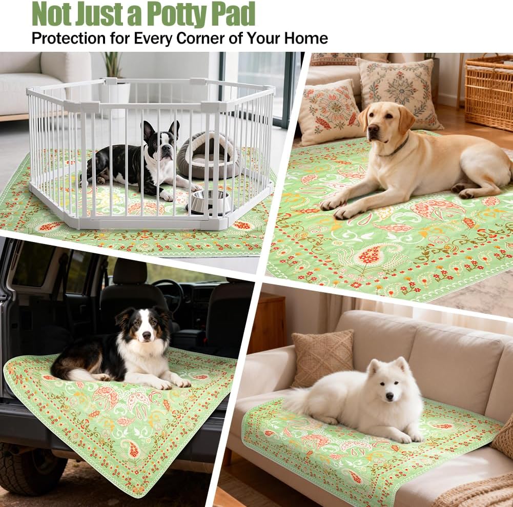 Thumbnail 4 de Deamoser Extra Large Washable Dog Pad 160x160cm – XL Reusable Whelping Mat and Floor Protector