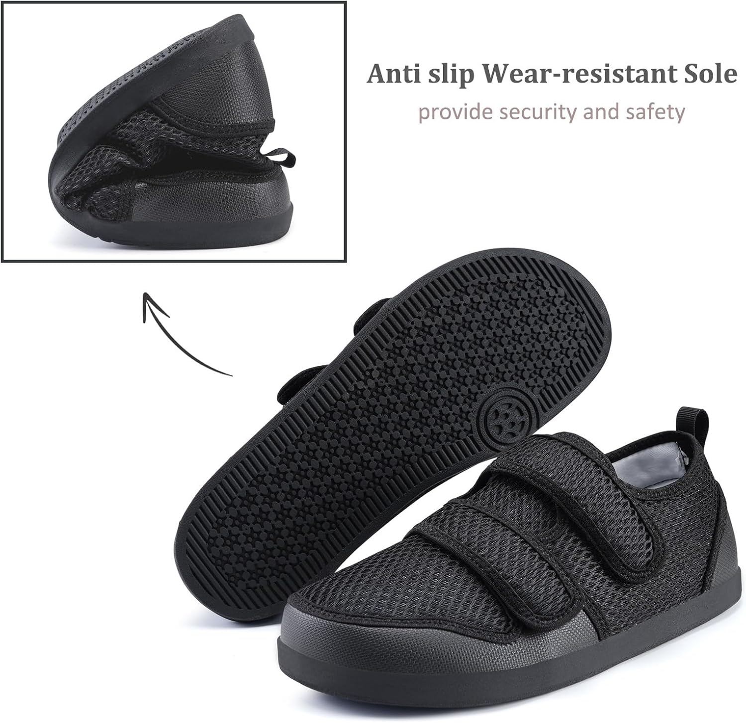 Thumbnail 4 de Hsyooes Chaussons Femme/Homme — Pantoufles ajustables, respirantes et antidérapantes pour intérieur et extérieur