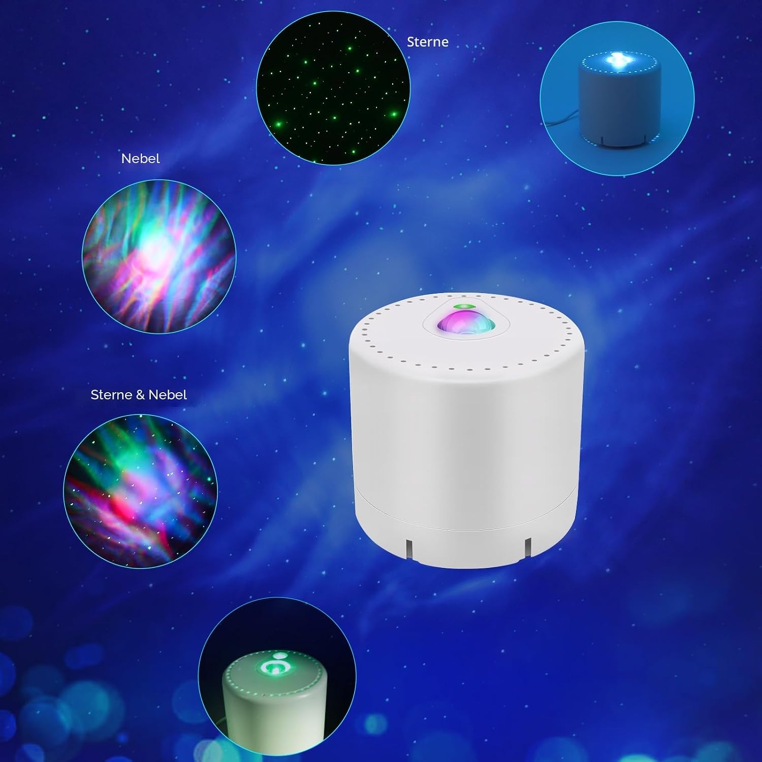 Detalle 2 de MHAZDZE LED Sternenhimmel Projektor 🌌