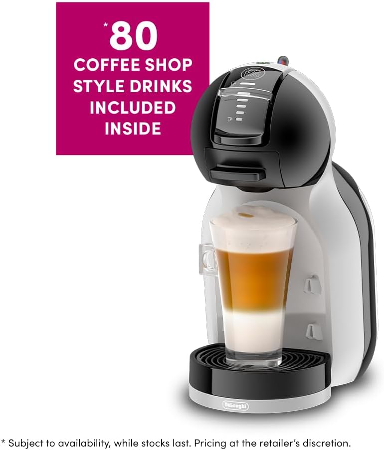 Thumbnail 1 de NESCAFÉ Dolce Gusto Mini-Me Automatic Coffee Machine – Black & Arctic Grey Starter Kit by De’Longhi (EDG155.BG)