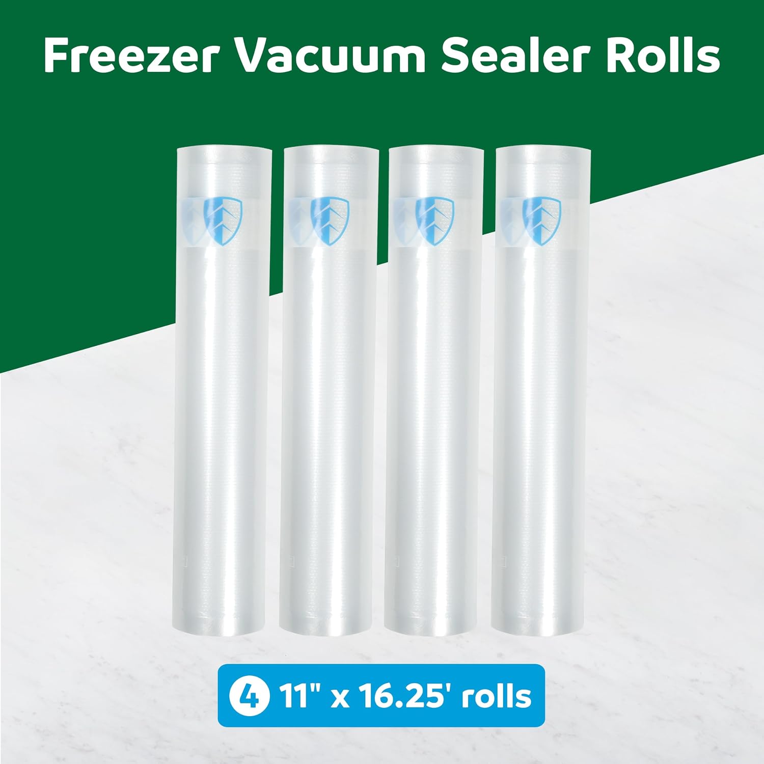 Thumbnail 6 de FoodSaver 2231952 Vacuum Sealer Rolls, 11 in x 16.25 ft, 4-Pack, BPA-Free