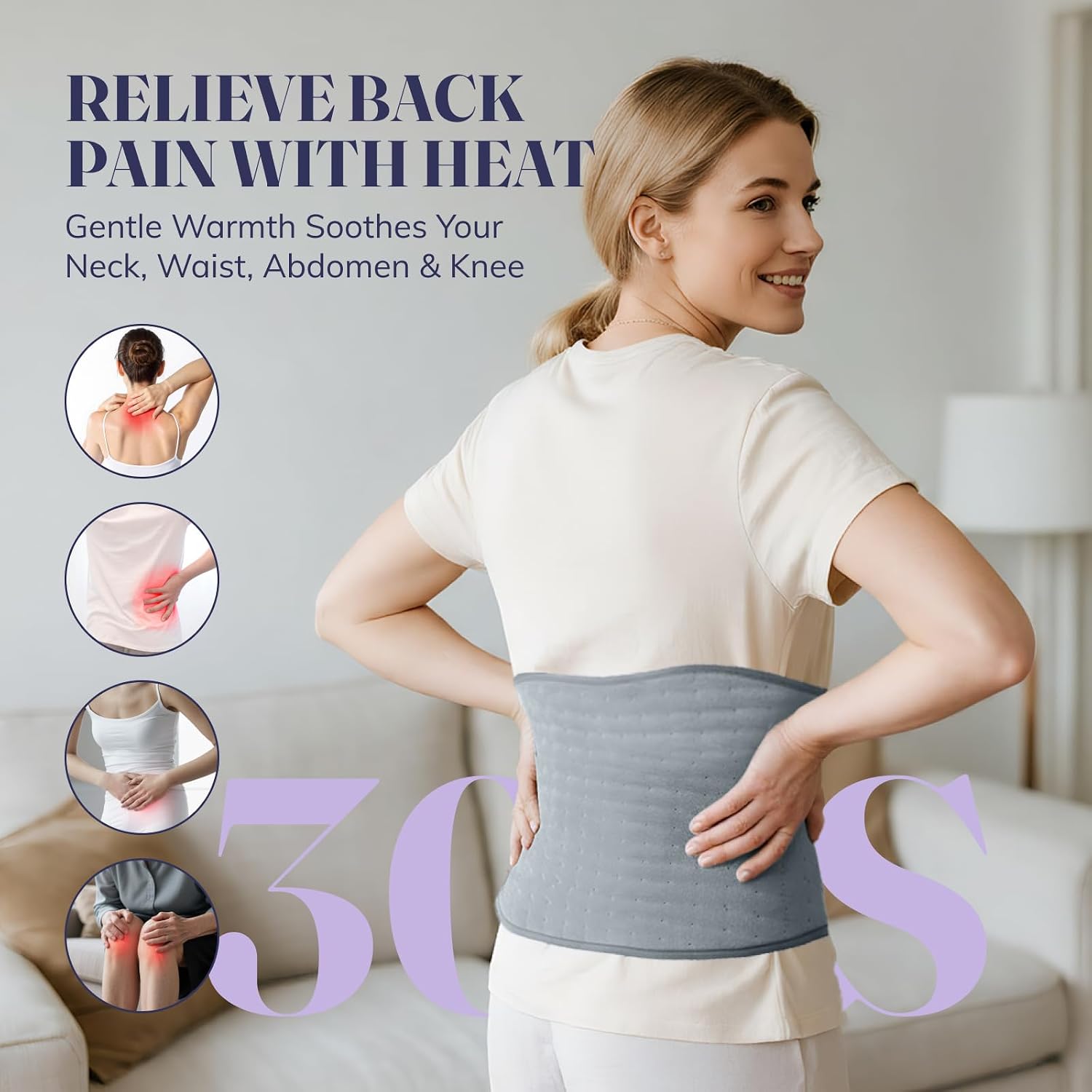 Detalle 2 de Heating Pad with 6 Heat Levels