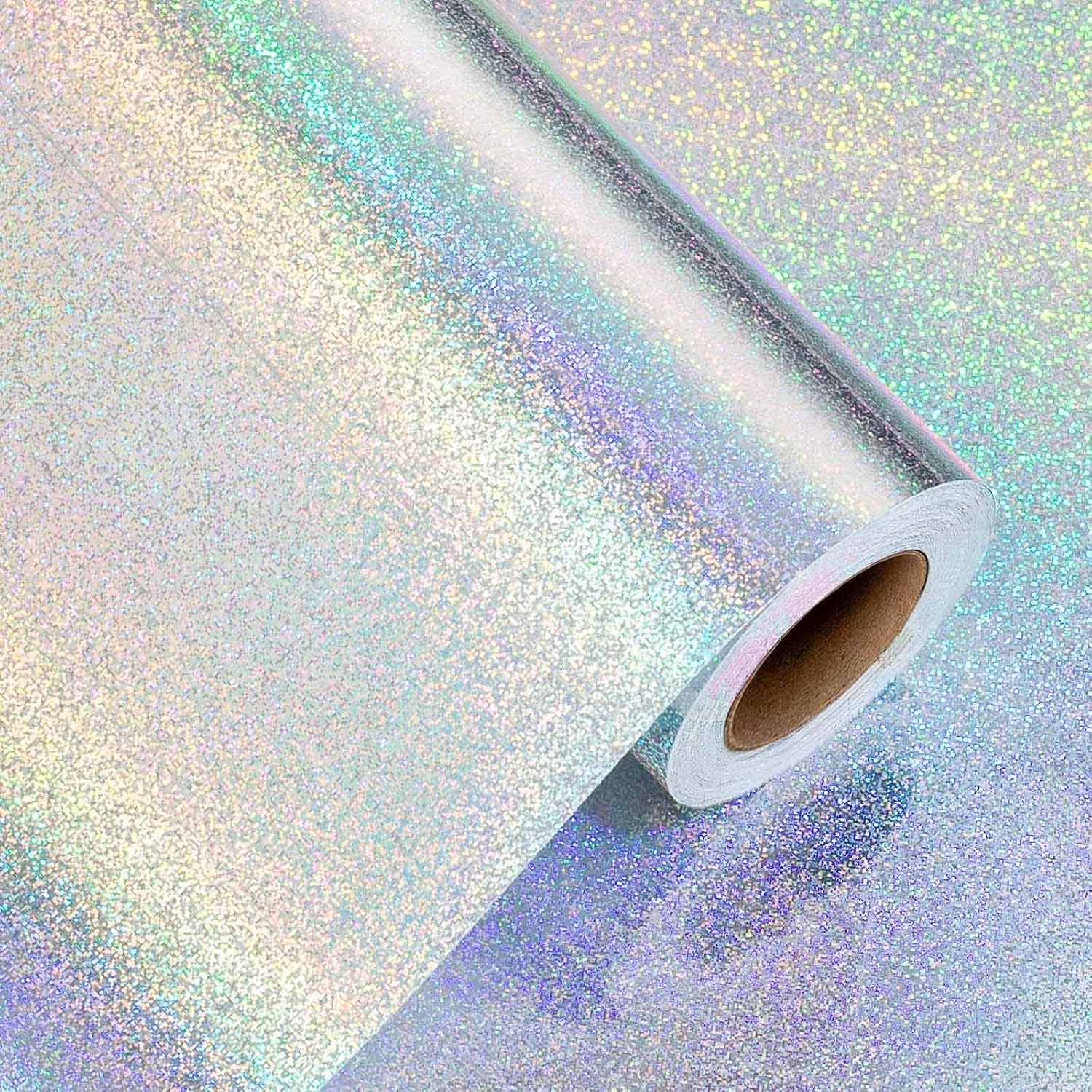 Thumbnail 6 de Wikadlik Pink Wrapping Paper with Holographic Stars